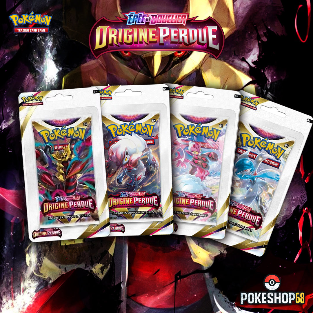🌌 Art Set Pokémon EB11 – Origine Perdue – 4 Boosters sous Blisters Officiels – 🇫🇷 Version Française
