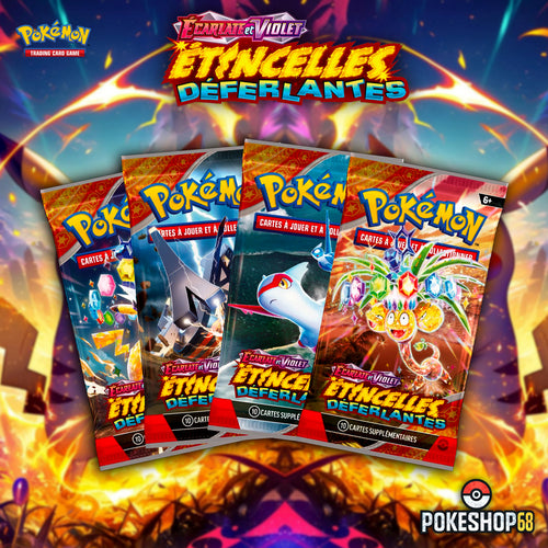 Art Set EV8 – Étincelle déférlante| 4 Boosters FR Illustrations Complètes