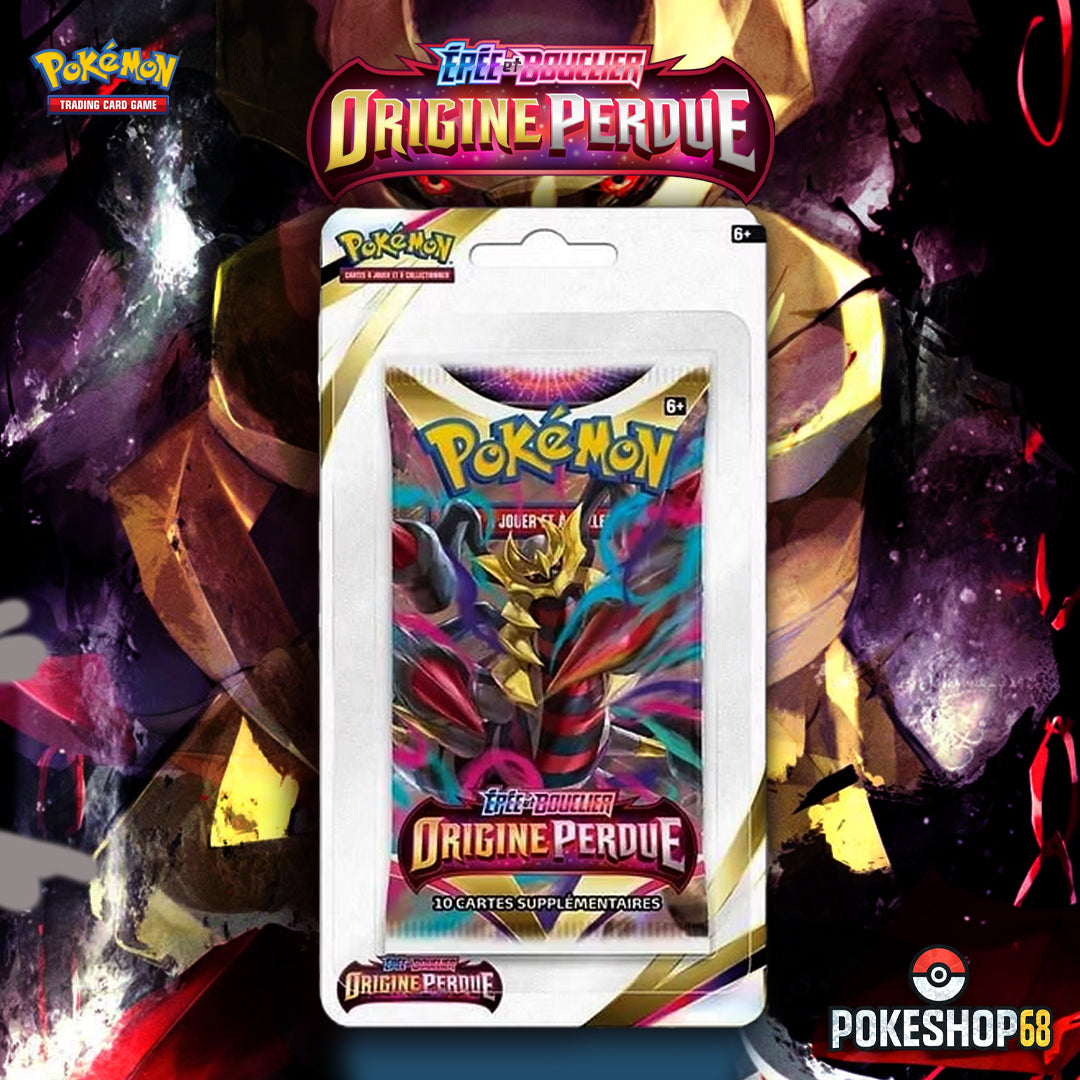 🔥 Blister Pokémon Épée & Bouclier 11 – Origine Perdue – 1 Booster sous blister