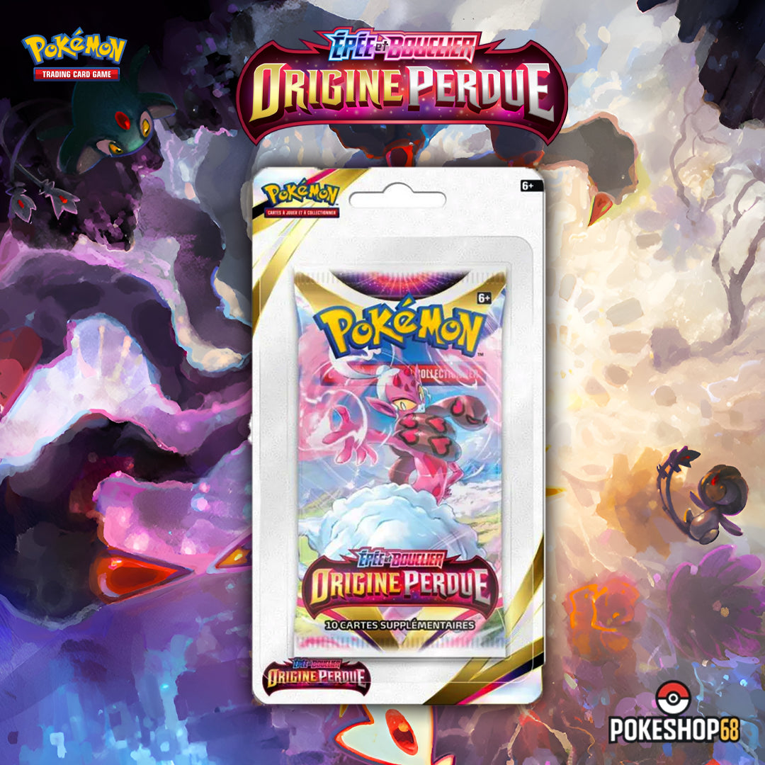 🔥 Blister Pokémon Épée & Bouclier 11 – Origine Perdue – 1 Booster sous blister
