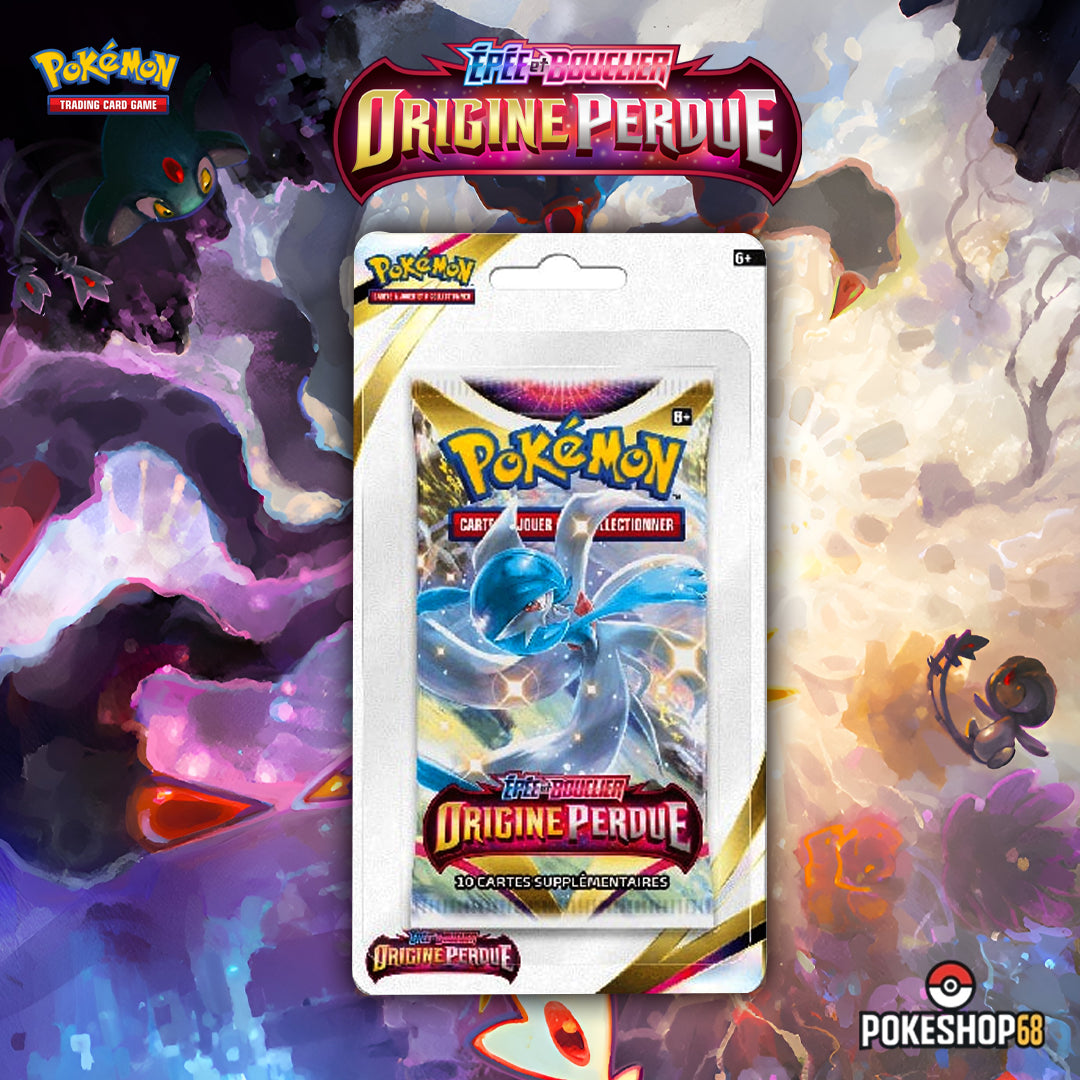 🔥 Blister Pokémon Épée & Bouclier 11 – Origine Perdue – 1 Booster sous blister